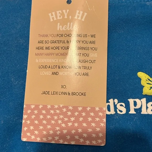 JADELYNN BROOKE FAITH OVER FEAR
MINERAL‎ WASH LONG SLEEVE T size large - Picture 7 of 8